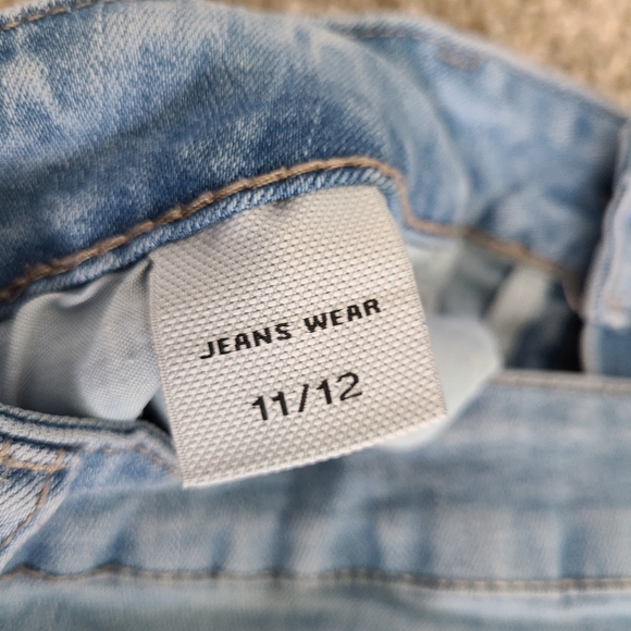 Blue Connection Light Striped Denim Skinny Jeans - Picture 10 of 11